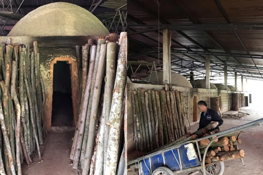 Bước 1:  Quy trình sản xuất than