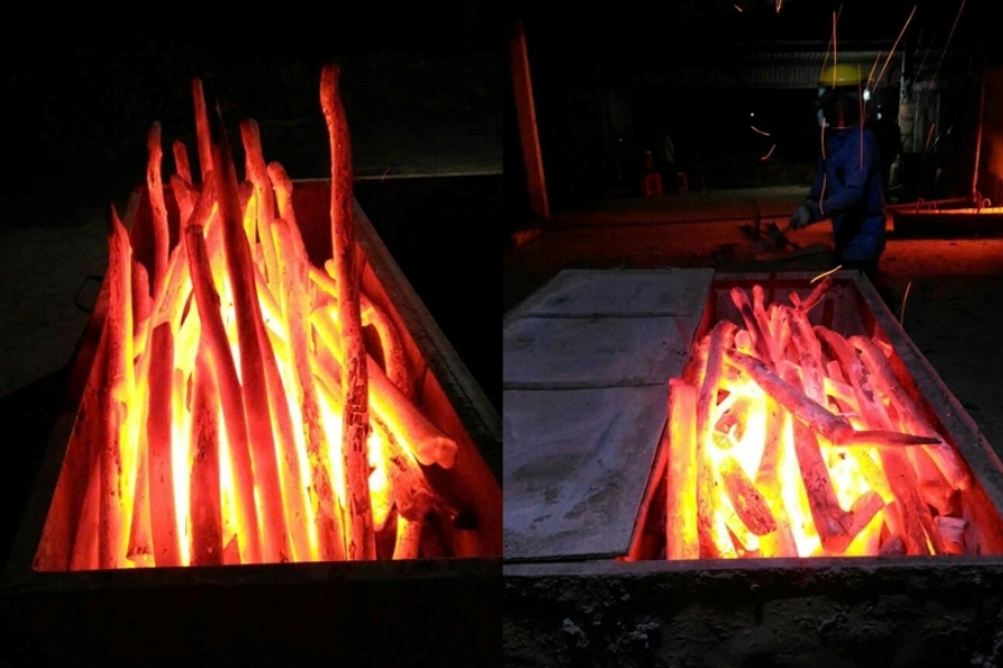 Bước 2:  Quy trình ủ than